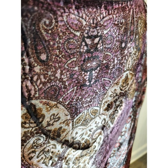 Unity Stretchy Velvet Crochet Bib‎ Top Size 1X - Picture 6 of 9